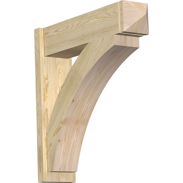 Ekena Millwork Thorton Rough Sawn Arts and Crafts Outlooker, Douglas Fir, 8"W x 32"D x 32"H OUT08X32X32THR03RDF - main